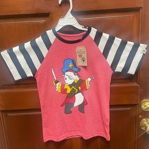 Boys pirate bear shirt, Dogwood Clothing Company size 7 NWT